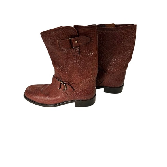 Buttero Frontiera Men's Motorcycle Boots Brown EU Size 41.5 US Men's 8.5 - Picture 4 of 10